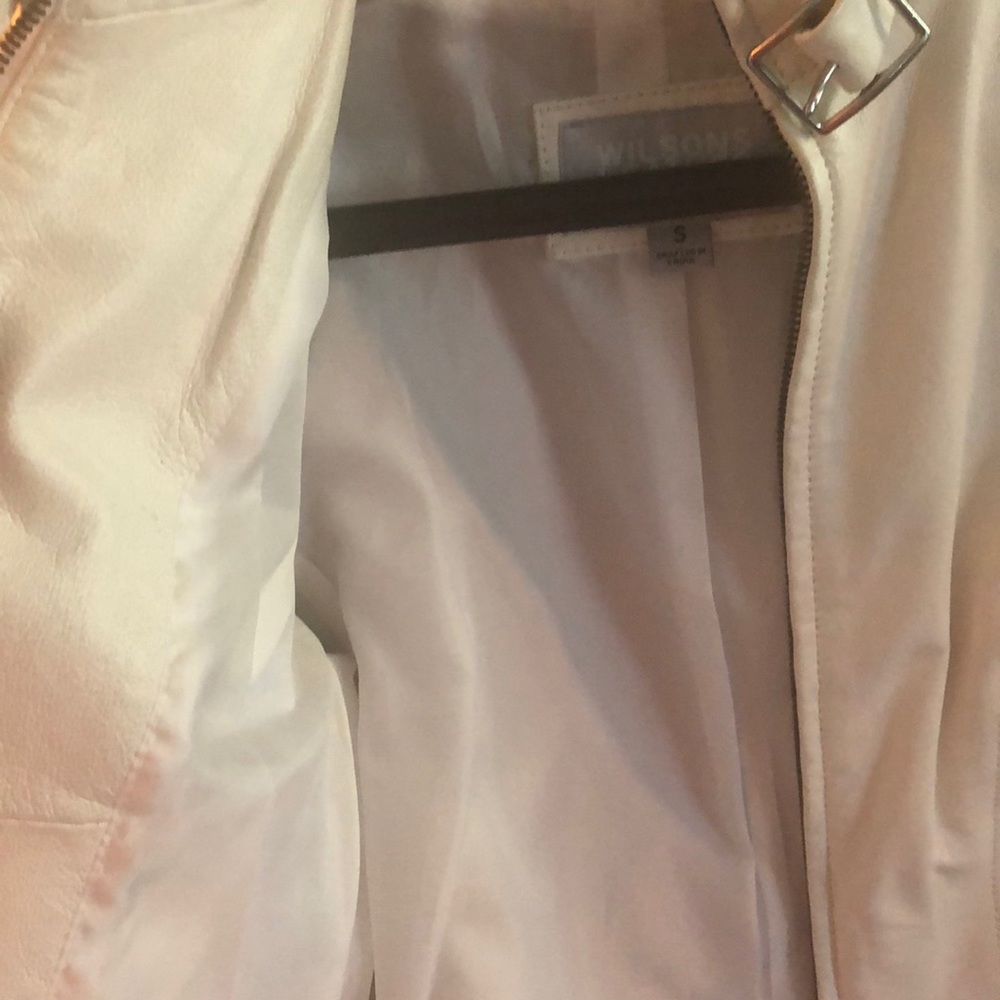 White Leather Jacket - image 5